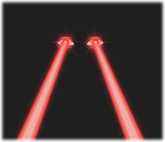Red Laser Eyes PNG