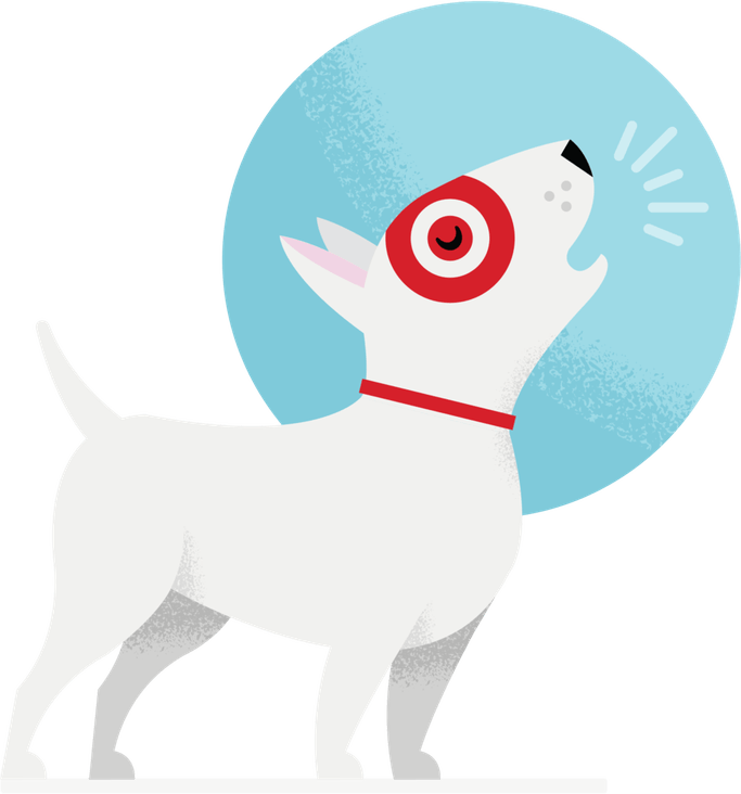 Target Bullseye Dog PNG
