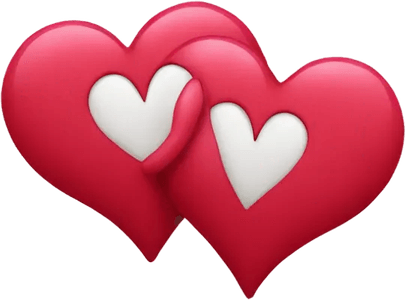 Double Heart Emoji PNG