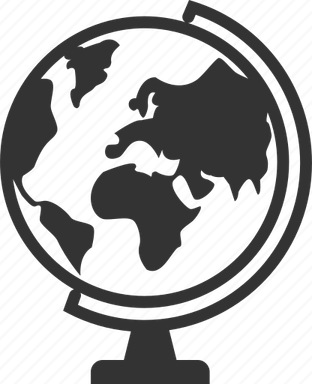 Black And White Earth PNG
