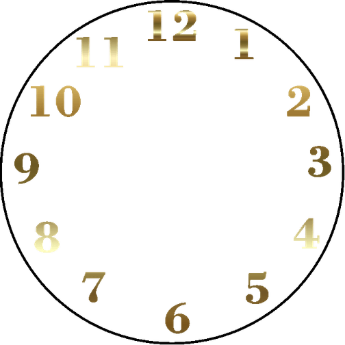 Clock Face PNG