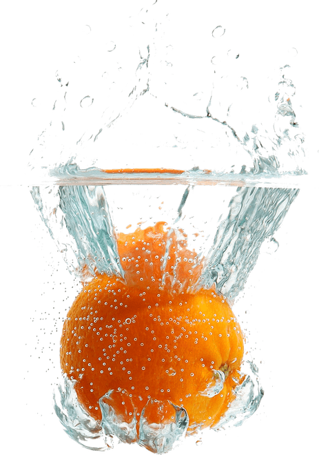 Fruit Water Splash PNG