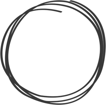 Hand Drawn Circle PNG