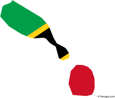 Saint Kitts And Nevis Flag PNG