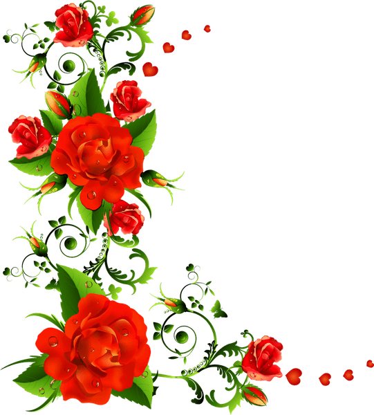 Rose Frame PNG