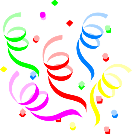 Exploding Confetti PNG