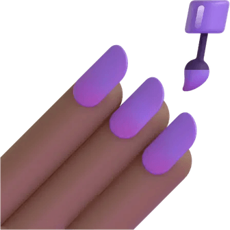 Nail Polish Emoji PNG