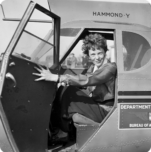 Amelia Earhart PNG