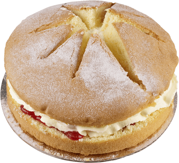 Victoria Sponge Cake PNG