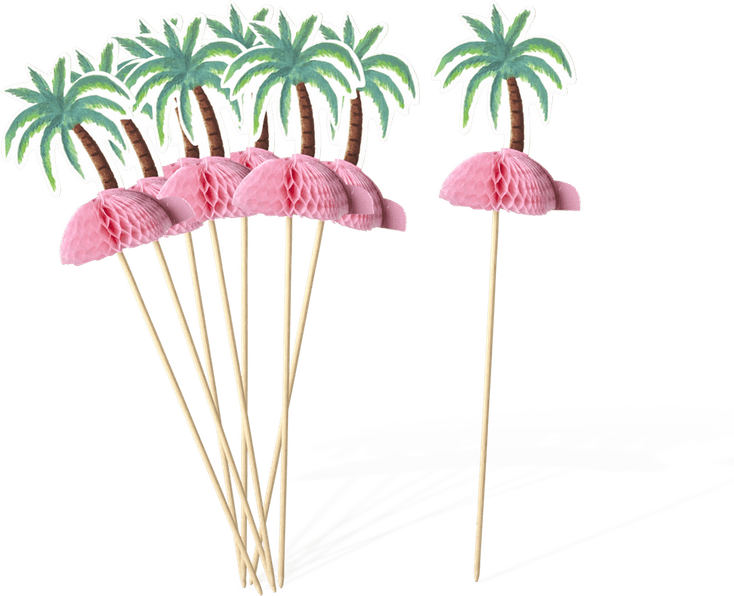 Pink Palm Tree PNG