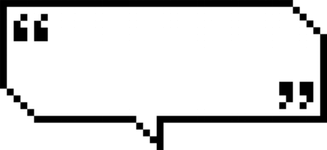 Pixel Speech Bubble PNG