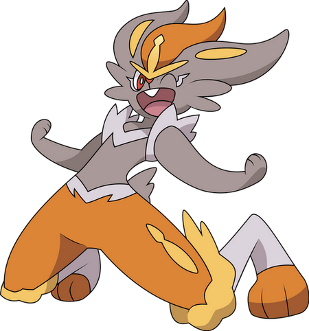 Cinderace PNG