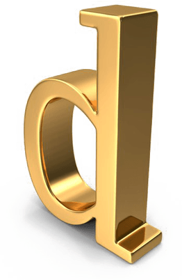 D Letter PNG