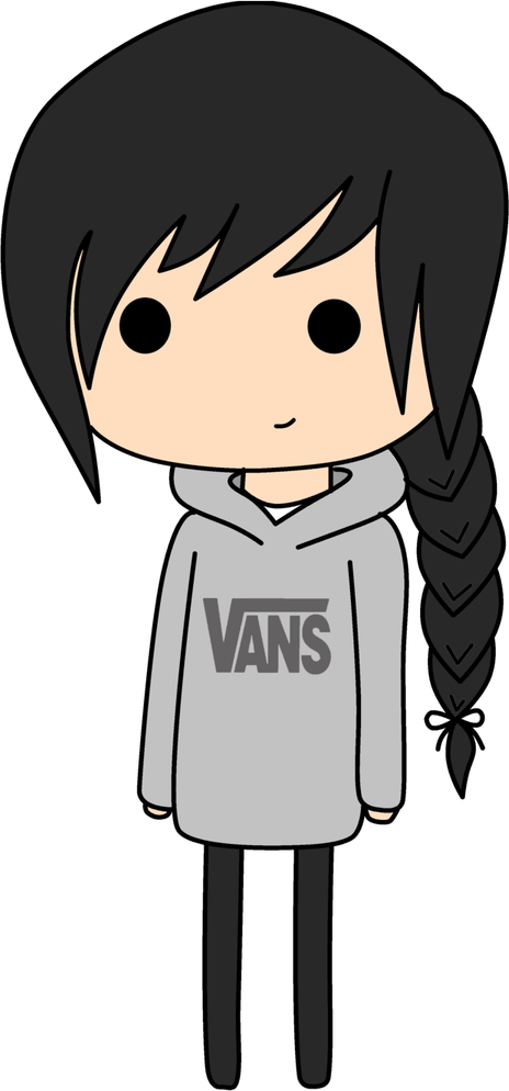 Cute Drawing Girl PNG