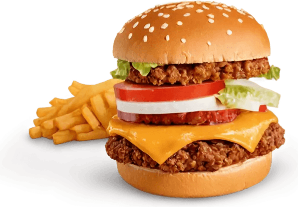Zinger Cheese Burger PNG