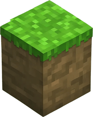 Minecraft Grass 2d PNG