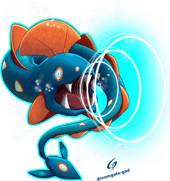 Huntail Pokemon PNG
