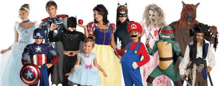 Halloween Family Costumes PNG