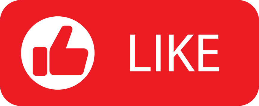 Like Button Youtube PNG