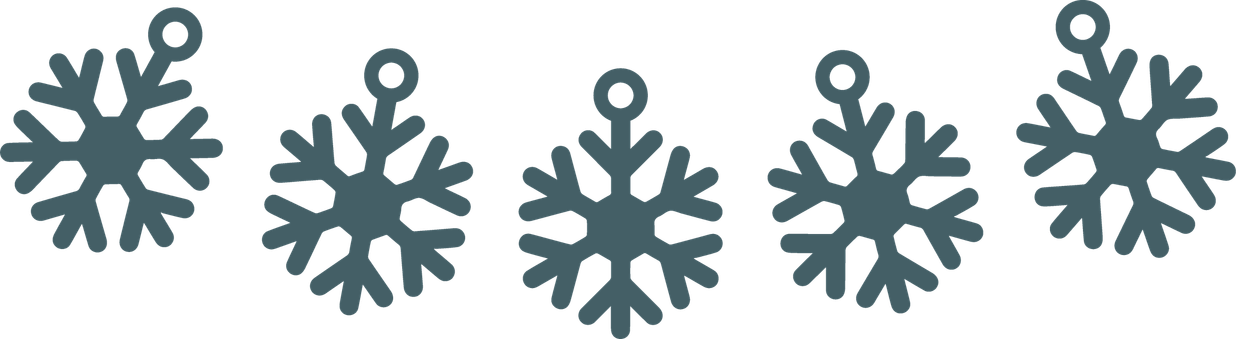 Snowflake Banner PNG