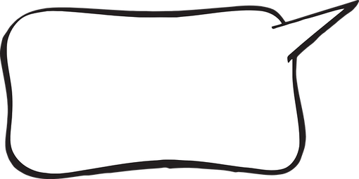 Speech Bubble Outline PNG
