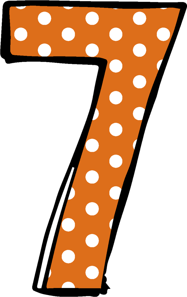7 Number PNG