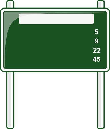 Blank Street Sign PNG