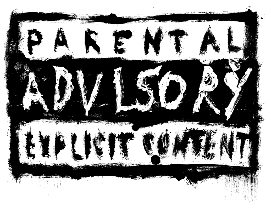 Parent Advisory Sticker PNG