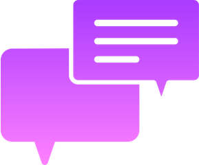 Vertical Speech Bubble PNG