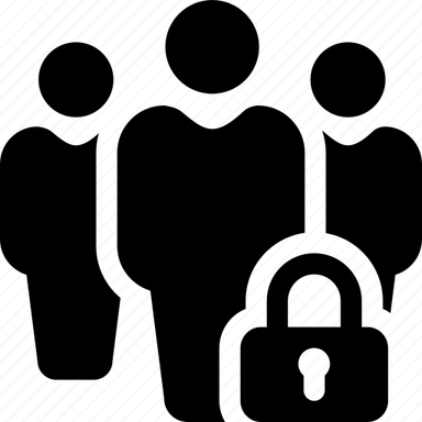 Group Of People Black PNG