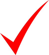 Red Check Mark PNG