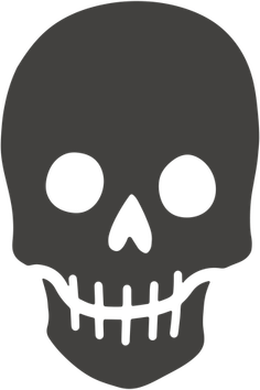 Spinning Skull PNG