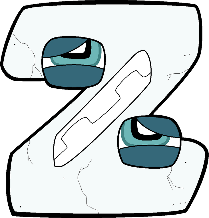 Alphabet Lore Letter Z PNG