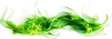 Green Flame PNG