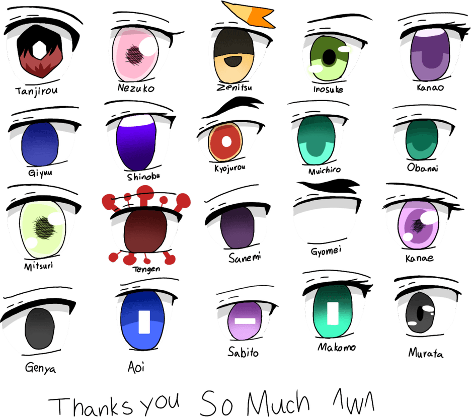 Demon Eyes PNG