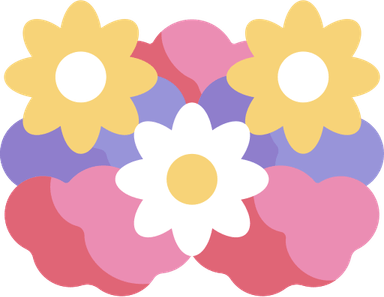 Pink Hello Kitty Flower PNG
