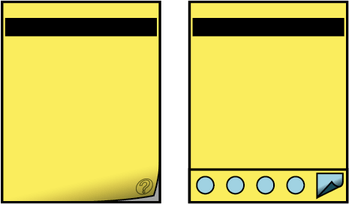 Corner Peeling Back PNG