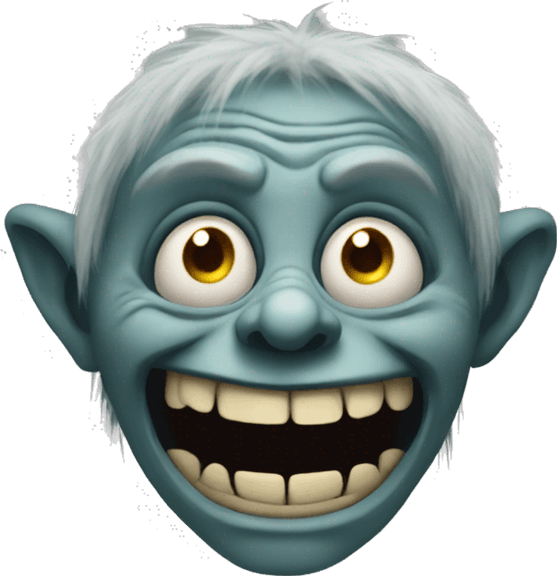 Creepy Troll Face PNG