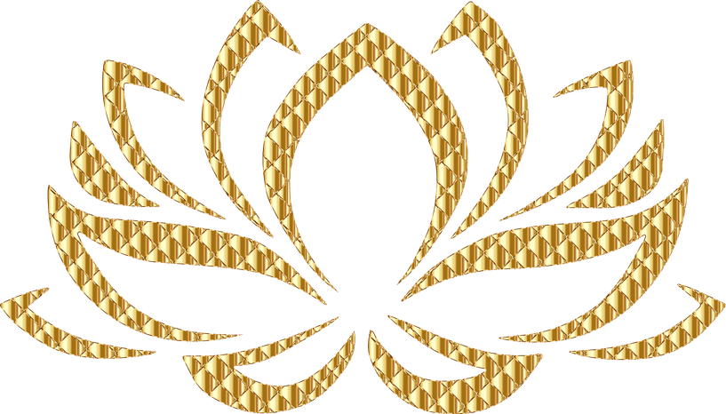 Gold Flower PNG