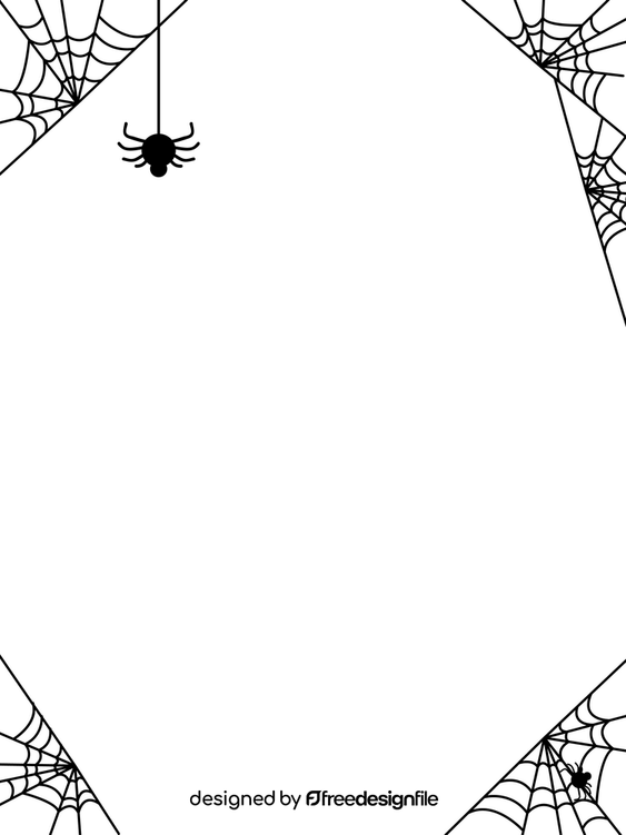 Spider Web Border PNG
