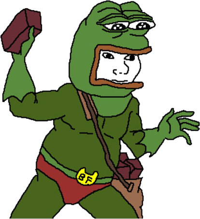 Sad Pepe PNG