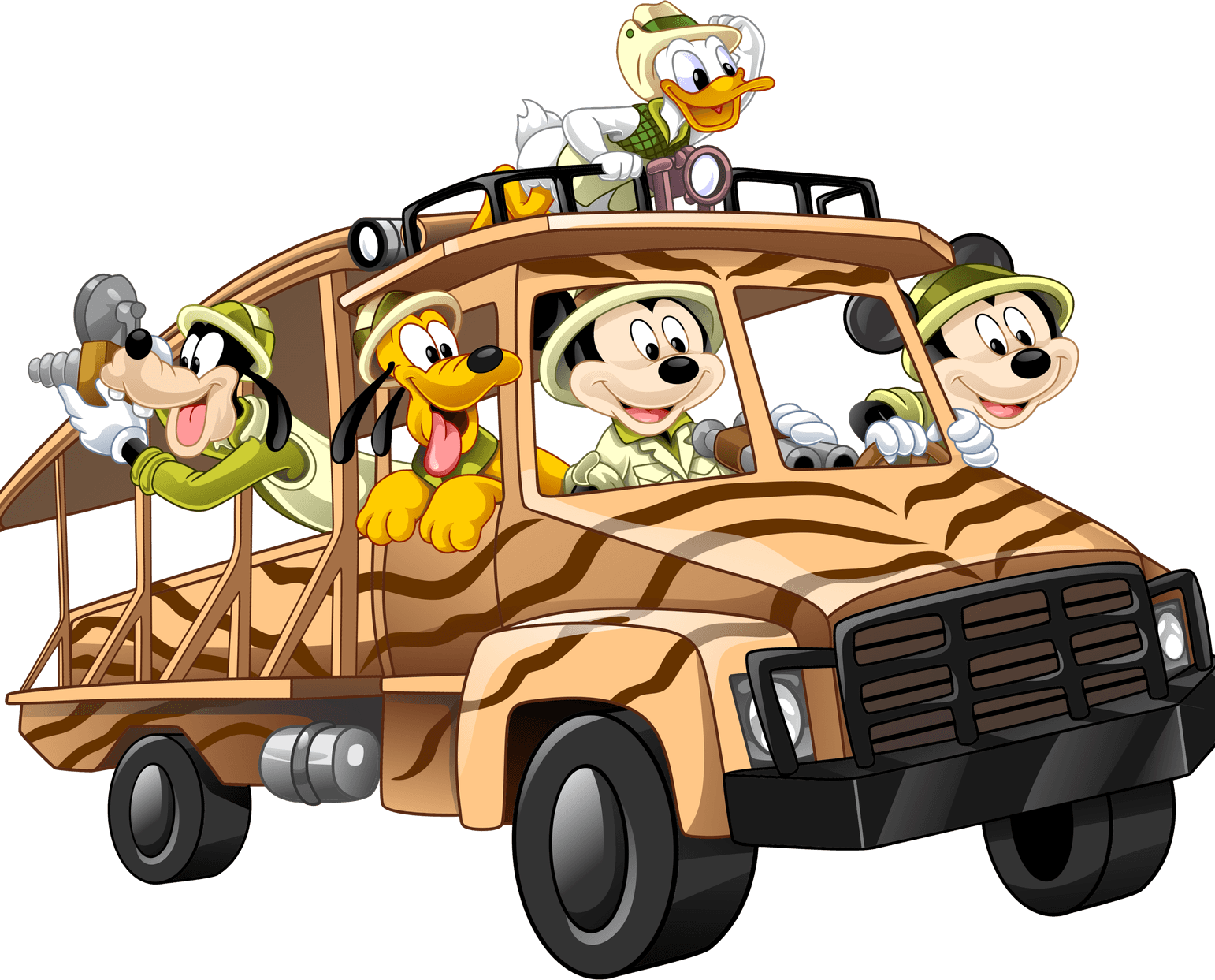 Safari Mickey Mouse PNG