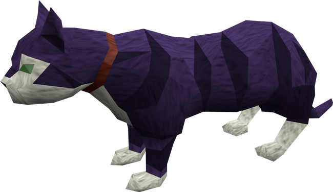 Purple Cat PNG