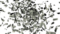Falling Money PNG