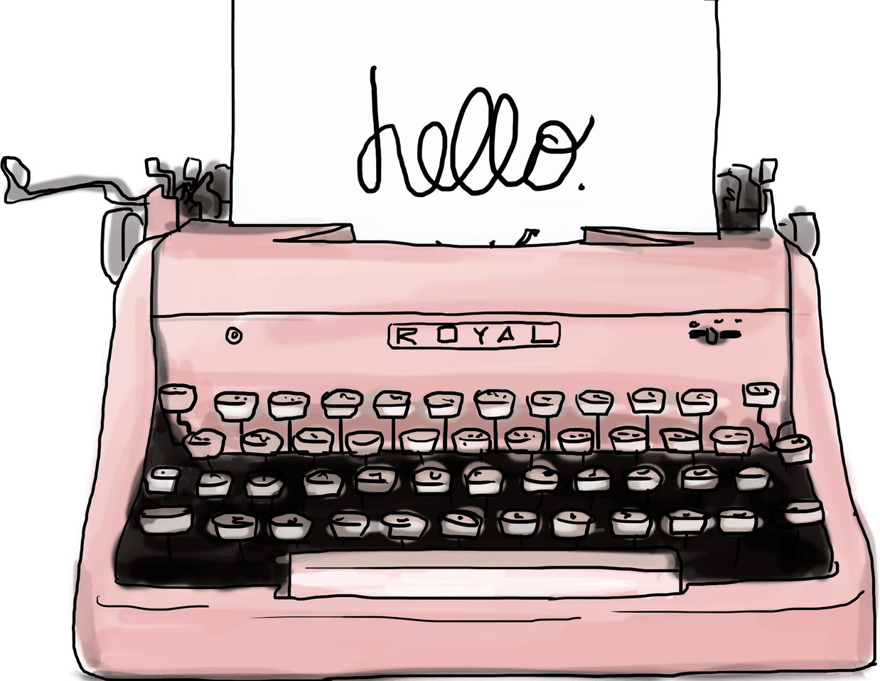 Typewriter PNG