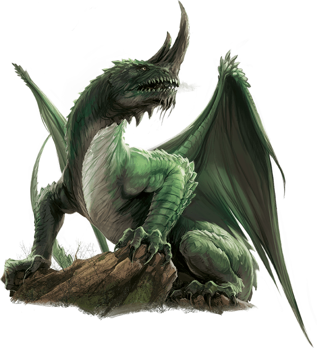 Ancient Green Dragon PNG