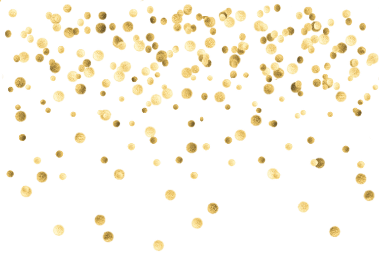 Golden Dots PNG