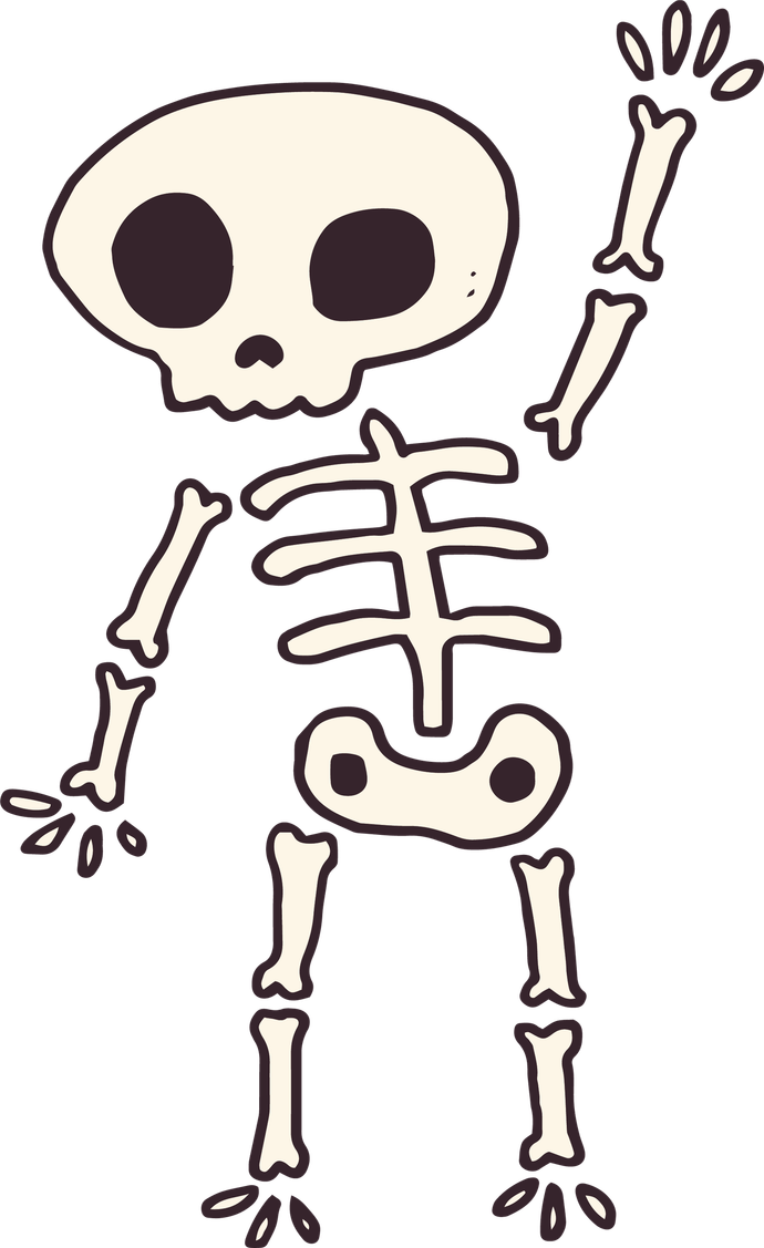 Skeleton Cartoon PNG