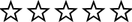 Five Star PNG