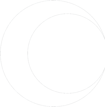 White Crescent Moon PNG